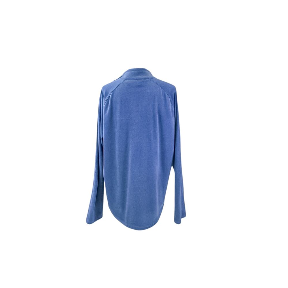 Mondetta Blue Quarter-Zip Pullover - Size Large - image 4